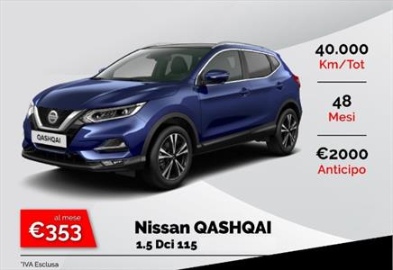 Nissan Qashqai Noleggio 48 Mesi, Anno 2020, KM 10000 - photo principale